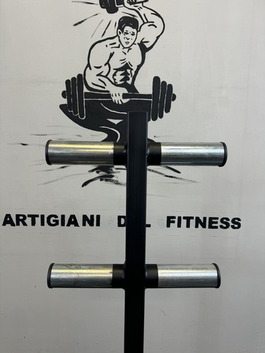 Rastrelliera Porta Dischi 50 Mm Olimpionici Powerlifting - Foto 2 di 3
