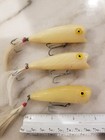 Lot Of 3 Vintage Rebel Pop R Bass Fishing Lures (2-3/4") In Used Condition
