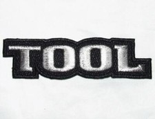 Tool Silver Logo Iron On Patch Heavy Metal