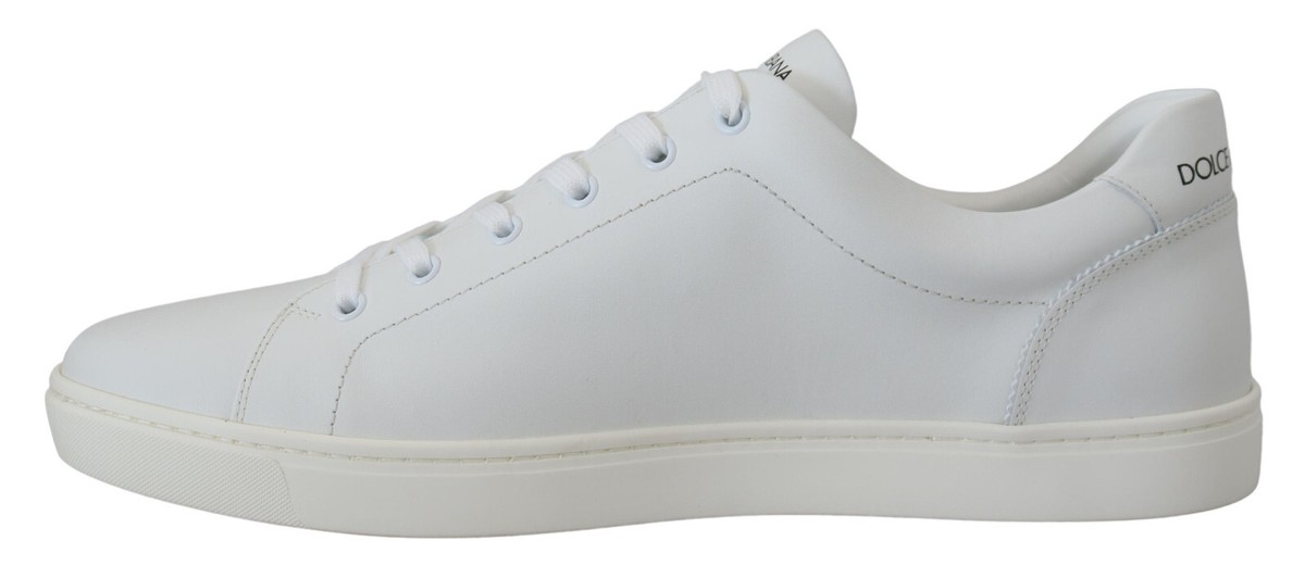 DOLCE & GABBANA Shoes Sneakers White Leather DG Logo Casual DOLCE & GABBANA Shoes Sneakers White Leather DG Logo Casual