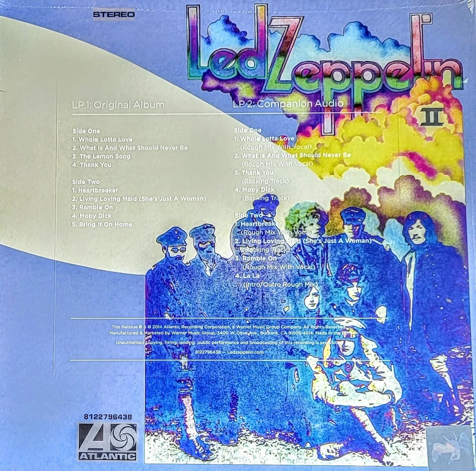 LED ZEPPELIN 2 DELUXE EDITION - 180-GRAM VINYL 2-LP SET " NEW, SEALED " - Image 2 of 2