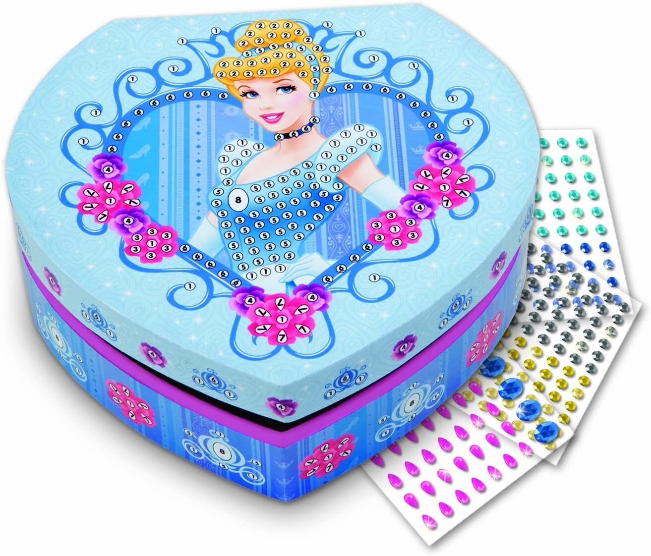 Sticky Mosaics  Disney Princess Cinderella Heart Box