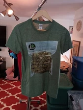 Vintage Amsterdam Tourist T-shirt Cannabis Size S Distressed