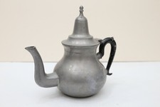 teiera in peltro vittoriana antica XIXsecolo 1840/50 marchiata no argento oro