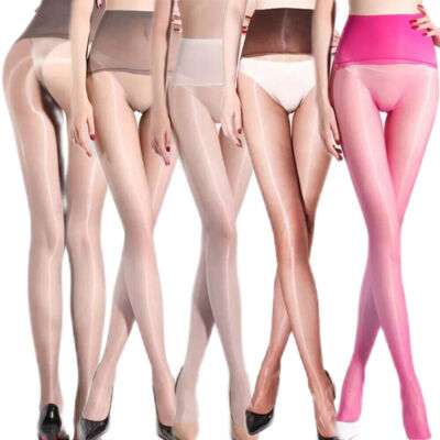 Ultrafette Glänzende Strumpfhosen Für Damen Transparente Strumpfhosen Mit  DE
