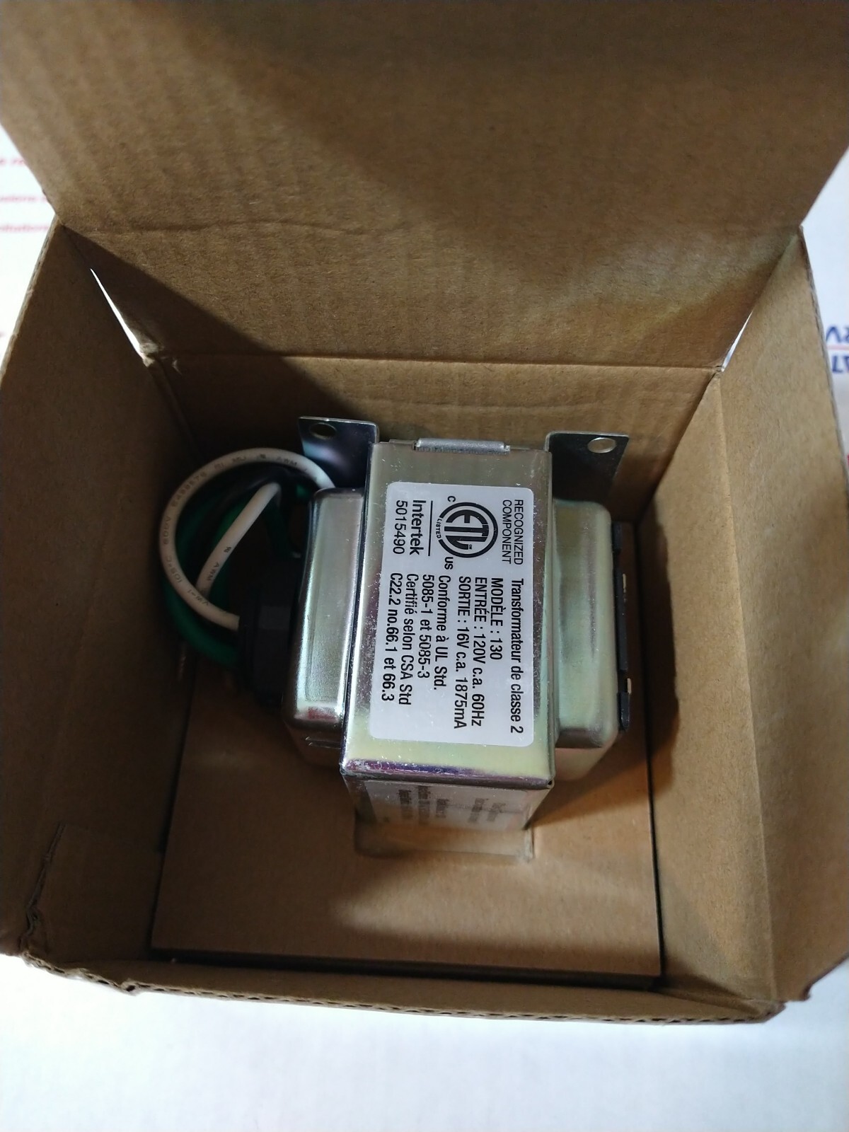 Hampton Bay Wired 16VAC/30VA Transformer Compatible with all Video