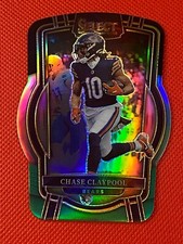 2022 Panini Select Die Cut BlackGreen Prizm Chase Claypool Chicago Bears