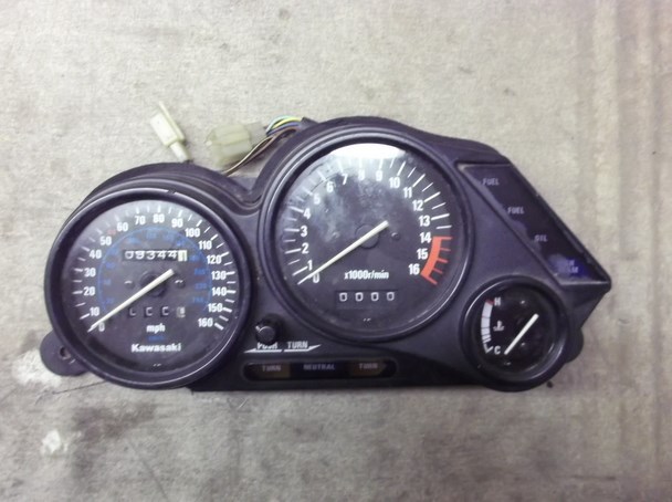 1990-93 Kawasaki ZX600D ZX6D Instrument Panel | eBay