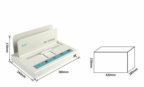 220V 320X50mm Hot Melt Binding Machine Melt Electric Book Binder for A3 A4 A5 A6 - Picture 9 of 13