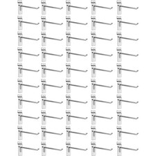 4 Inch Heavy Duty Slatwall Hook 25lbs Capacity Pegboard Hooks - 50 Pieces