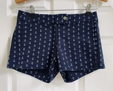 J. CREW Women’s Anchor Print Chink Shorts Size 00