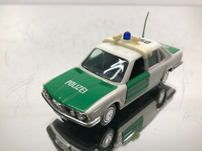 GAMA 1149 MADE IN GERMANY BMW E28 528i POLIZEI 0932 -WHITE M1:43- GOOD - 332