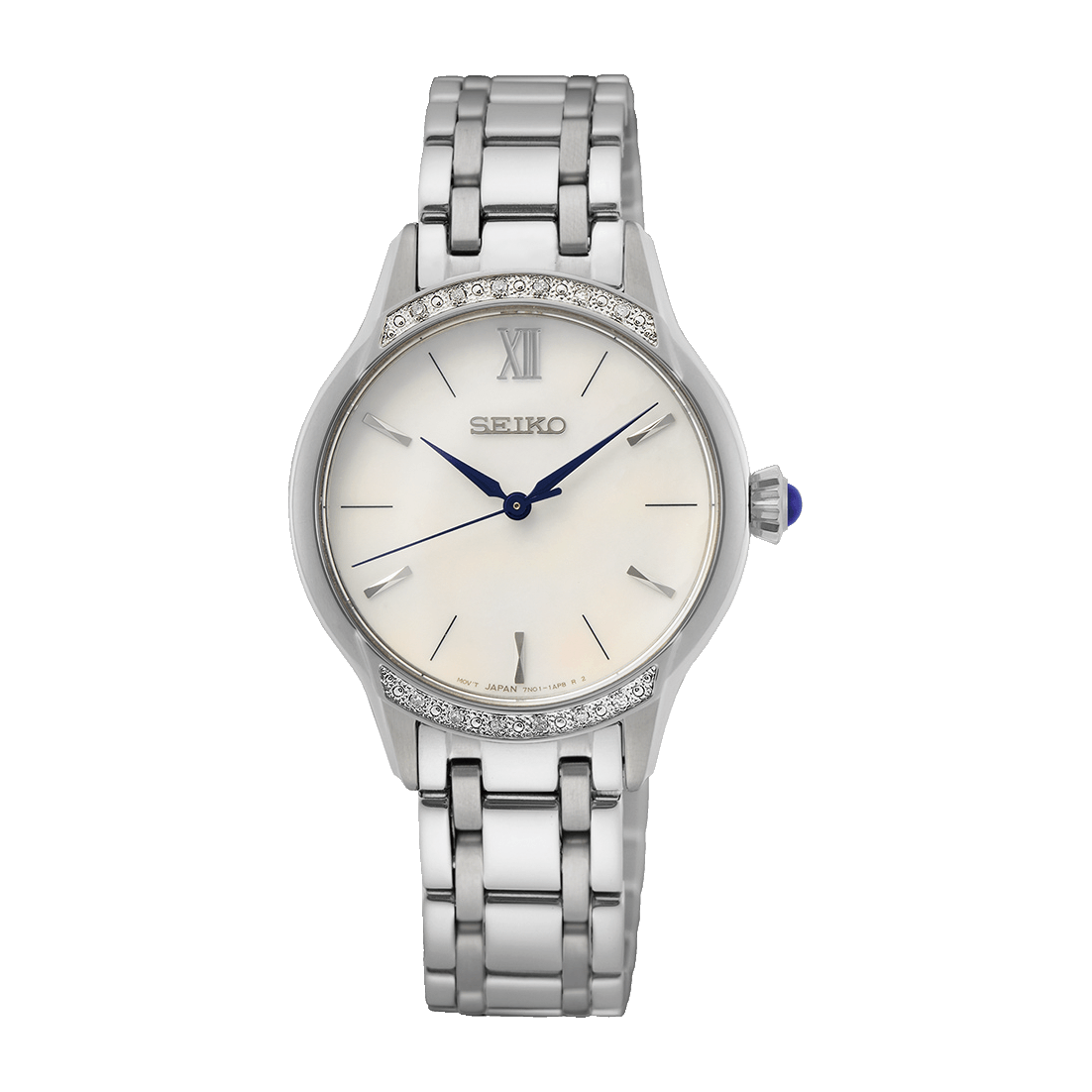 Orologio Seiko Lady Classic SRZ543P1 Watch Donna Diamanti 30 mm Madreperla