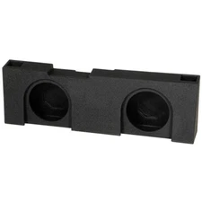 QPOWER QBOMB DUAL 12″ EMPTY WOOFER BOX ENCLOSURE FOR CHEVY GMC CREW CAB ’14-’18