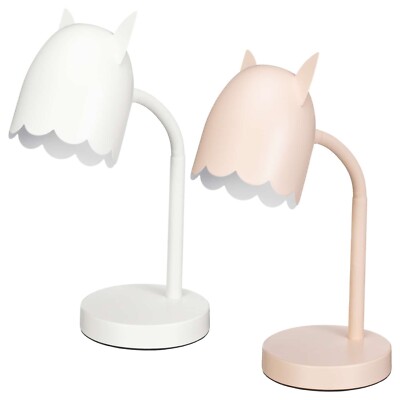 Neue elegante Jakobsmuschel Schreibtischlampe in zwei sanften Farben, perfekt für Ihre Tischplatte.