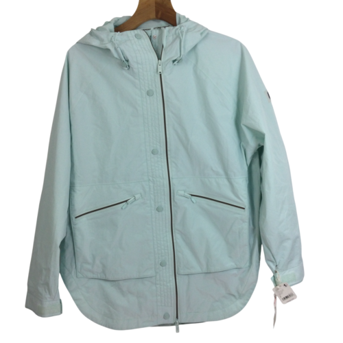 Free People Women Singin In The Rain Packable Jacket Crystal Sage Size Small NWT