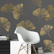 Chinese Ginkgo Stencils - Easy to Use Floral Stencil for Walls Instead of decals