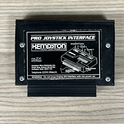 UNTESTED PRO JOYSTICK INTERFACE SINCLAIR ZX SPECTRUM RETRO VINTAGE KEMPSTON