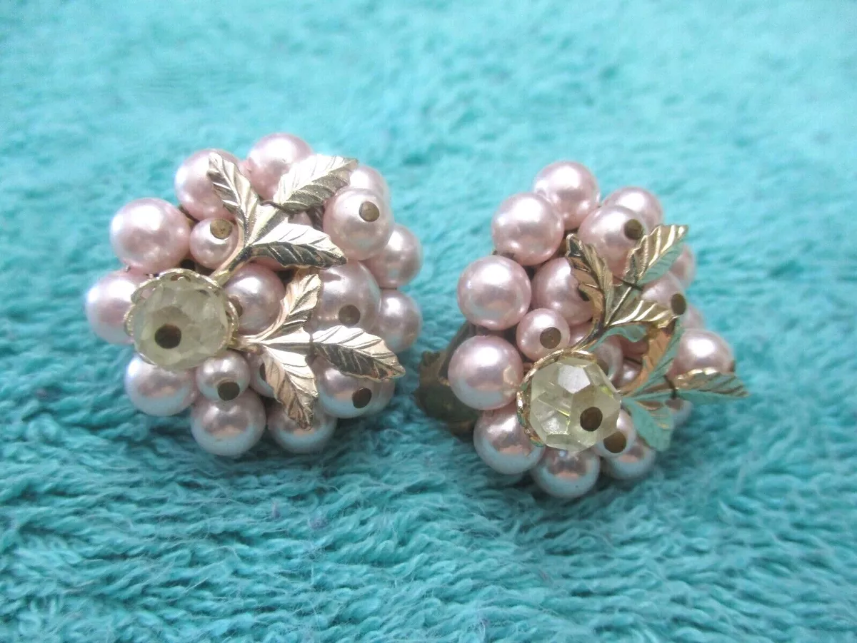 ANTIQUE VINTAGE EARRINGS JEWELRY JAPAN