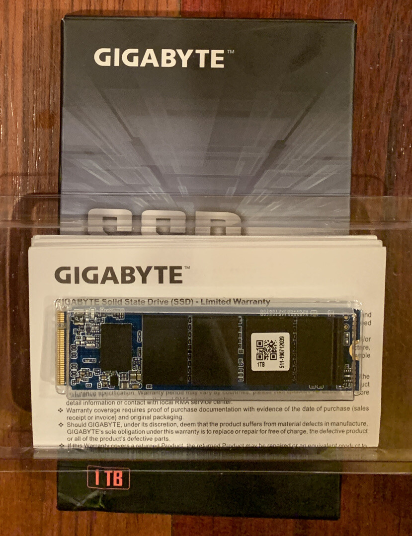 Gigabyte 2280 1TB PCI-Express x4 NVMe SSD Internal Solid State  Drive
