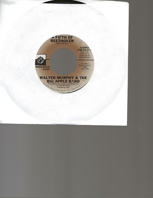 WALTER MURPHY & THE BIG APPLE BAND -  45 -'' A FIFTH OF BEETHOVEN  ''   STRONG VG+