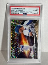 2020 Prizm Instant Impact Bronze Donut Circle /25 Cody Bellinger PSA 10 pop1