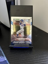 2021 Panini Prizm Baseball Mookie Betts 'Championship Stage' #CS5 LA Dodgers