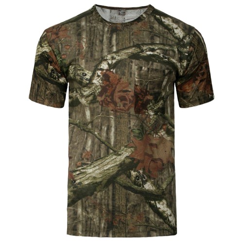 New Mens RealTree Hunting Fishing Camouflage Jungle Print Long Sleeve TShirt Top - Picture 10 of 21