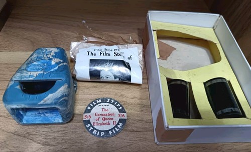 The Film Story Of 1953 Queen Coronation Cine Viewer And Long Strip Film + Tour - Bild 4 von 10