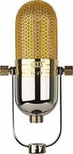Mxl Ribbon Microphone, Xlr Connector, Chrome/gold R77 Free Shipping