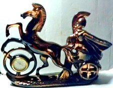 Art deco anni 40 orologio kaiser con ceramica