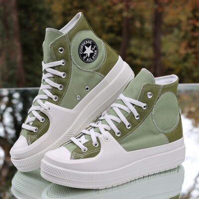 Converse Chuck Taylor All Star Hi Construct Men's 10 Green Converse Chuck Taylor All Star Hi Construct Men's 10 Green