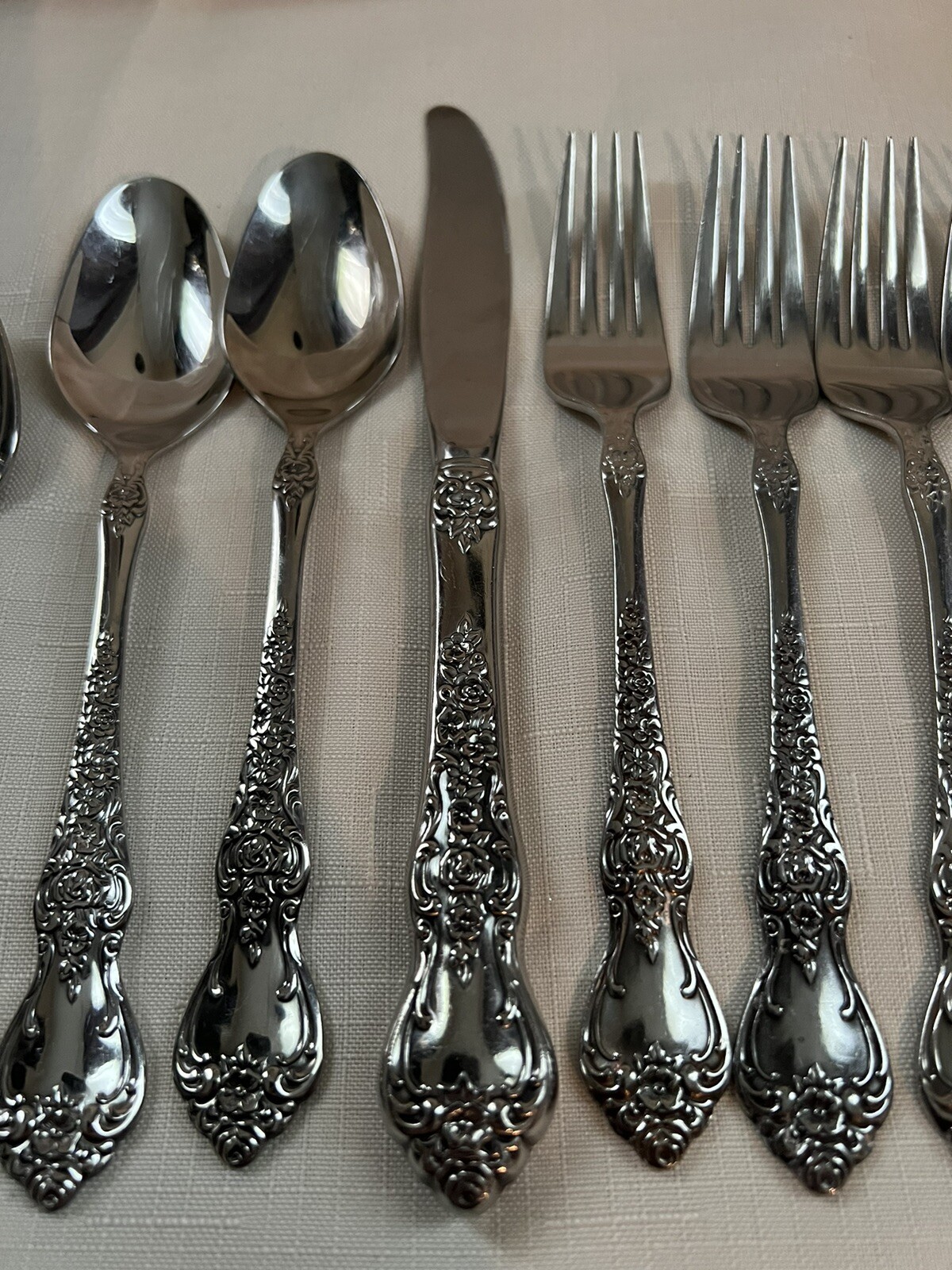 International Decorator La France Stainless Steel Flatware Mixed Lot