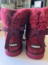 Lamo Water  Stain Resistant Suede Bootie with Box size 7