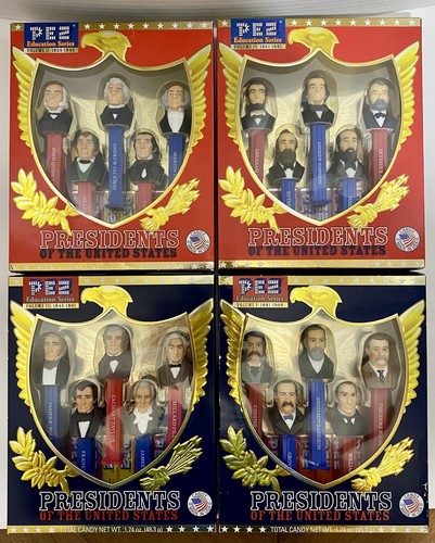 PEZ Presidents Of The United States Volumes 2, 3, 4, & 5! Education Series Set