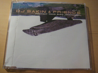 DJ Sakin & Friends Maxi CD Protect your mind (braveheart) 1998 mit 4 Tracks