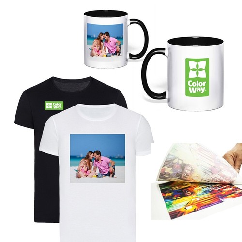 Fotopapier ColorWay ART T-Shirt Transfer (weiß) 120 g/m², A4, 5 Blatt - Bild 2 von 3