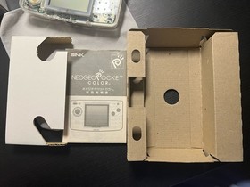 Neogeo Pocket Color NGPC Slim Crystal Clear Complete In Box CIB US Seller