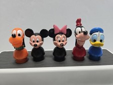 Vintage ILLCO Little People Disney Goofy Pluto Mickey Minnie Donald figure lot