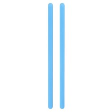 2Pcs Silicone Stir Sticks 5.5" Reusable Stirring Rods for Mixing Resin Sky Blue