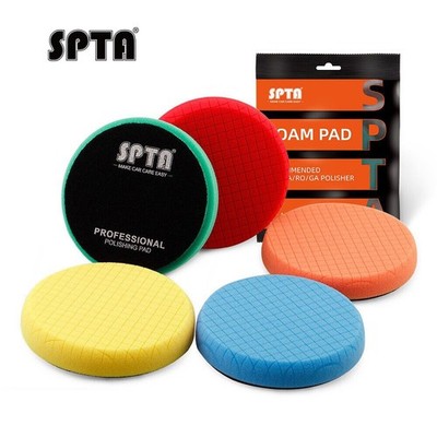 SPTA 5tlg 125/150 mm Polierschwämme Wachs Schwämme Auto Polierpad Polieren Pad