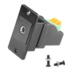 3.5mm TRS Panel Mount Solderless Stereo Connector 1/8in Female to 3-Pin