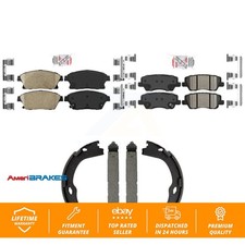 Front Rear Ceramic Disc Brake Pads Kit For Cadillac ATS KNN-101538