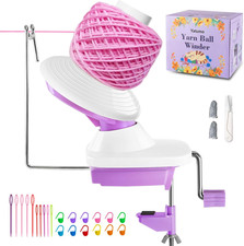 Yarn Winder for Crocheting, Compact Yarn Ball Winder with Crochet Accessories...
