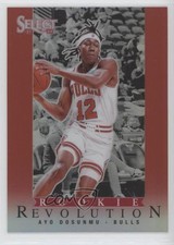 2021-22 Panini Select Rookie Revolution Red Prizm Ayo Dosunmu #22 05v0