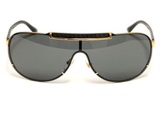 Versace Aviator Full Rim Black Gold Frame Mens MOD.2140 Size: Med to Lg