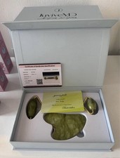 Jade Face Massager  Gua Sha Set Natural Stone for All Skin Types