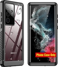 Rugged Waterproof Case for Samsung Galaxy S22 Ultra with Built-in Screen Protect
