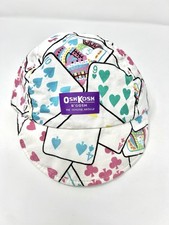 OshKosh B'Gosh RARE Toddler Hat Colorful Pastel Playing Card Vintage Cap USA