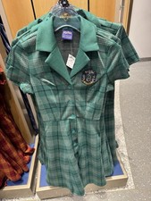 Universal Studios Her Universe Harry Potter Slytherin House Plaid Dress NWT